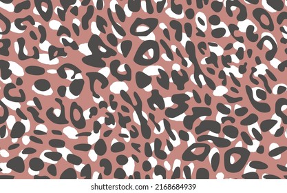 Abstract modern leopard seamless pattern. Animals trendy background. Color decorative vector stock illustration for print, card, postcard, fabric, textile. Modern ornament of stylized skin.