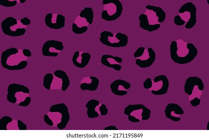 Abstract modern leopard seamless pattern. Animals trendy background. Color decorative vector stock illustration for print, card, postcard, fabric, textile. Modern ornament of stylized skin.
