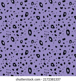 Abstract modern leopard seamless pattern. Animals trendy background. Color decorative vector stock illustration for print, card, postcard, fabric, textile. Modern ornament of stylized skin.
