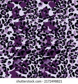 Abstract modern leopard seamless pattern. Animals trendy background. Color decorative vector stock illustration for print, card, postcard, fabric, textile. Modern ornament of stylized skin.