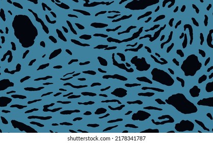Abstract modern leopard seamless pattern. Animals trendy background. Color decorative vector stock illustration for print, card, postcard, fabric, textile. Modern ornament of stylized skin.