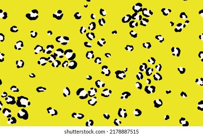 Abstract modern leopard seamless pattern. Animals trendy background. Color decorative vector stock illustration for print, card, postcard, fabric, textile. Modern ornament of stylized skin.