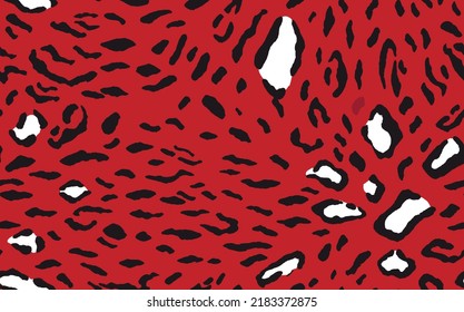 Abstract modern leopard seamless pattern. Animals trendy background. Color decorative vector stock illustration for print, card, postcard, fabric, textile. Modern ornament of stylized skin.