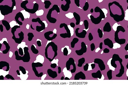 Abstract modern leopard seamless pattern. Animals trendy background. Color decorative vector stock illustration for print, card, postcard, fabric, textile. Modern ornament of stylized skin.