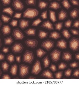 Abstract modern leopard seamless pattern. Animals trendy background. Beige and black decorative vector stock illustration for print, card, postcard, fabric, textile. Modern ornament of stylized skin.