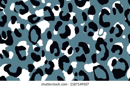 Abstract modern leopard seamless pattern. Animals trendy background. Color decorative vector stock illustration for print, card, postcard, fabric, textile. Modern ornament of stylized skin.