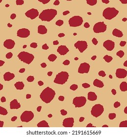 Abstract modern leopard seamless pattern. Animals trendy background. Color decorative vector stock illustration for print, card, postcard, fabric, textile. Modern ornament of stylized skin.