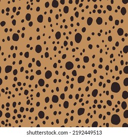 Abstract modern leopard seamless pattern. Animals trendy background. Color decorative vector stock illustration for print, card, postcard, fabric, textile. Modern ornament of stylized skin.