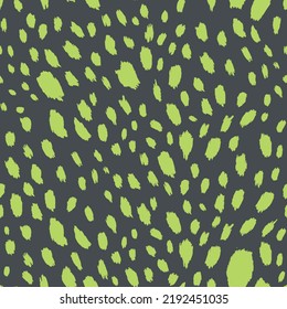 Abstract modern leopard seamless pattern. Animals trendy background. Color decorative vector stock illustration for print, card, postcard, fabric, textile. Modern ornament of stylized skin.