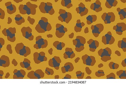 Abstract modern leopard seamless pattern. Animals trendy background. Color decorative vector stock illustration for print, card, postcard, fabric, textile. Modern ornament of stylized skin.