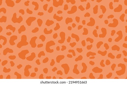 Abstract modern leopard seamless pattern. Animals trendy background. Color decorative vector stock illustration for print, card, postcard, fabric, textile. Modern ornament of stylized skin.