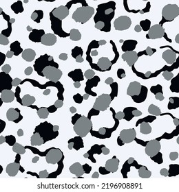Abstract modern leopard seamless pattern. Animals trendy background. Color decorative vector stock illustration for print, card, postcard, fabric, textile. Modern ornament of stylized skin.