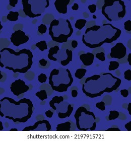 Abstract modern leopard seamless pattern. Animals trendy background. Color decorative vector stock illustration for print, card, postcard, fabric, textile. Modern ornament of stylized skin.