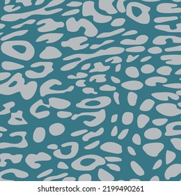 Abstract modern leopard seamless pattern. Animals trendy background. Color decorative vector stock illustration for print, card, postcard, fabric, textile. Modern ornament of stylized skin.