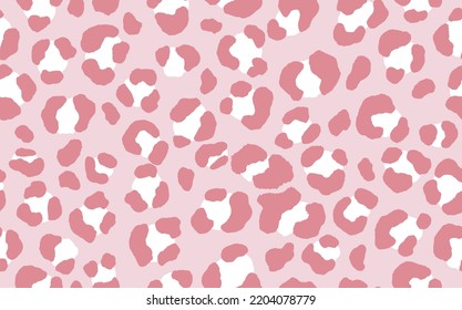 Abstract modern leopard seamless pattern. Animals trendy background. Color decorative vector stock illustration for print, card, postcard, fabric, textile. Modern ornament of stylized skin.