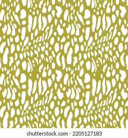 Abstract modern leopard seamless pattern. Animals trendy background. Color decorative vector stock illustration for print, card, postcard, fabric, textile. Modern ornament of stylized skin.