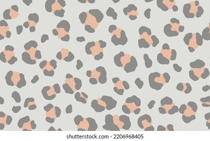 Abstract modern leopard seamless pattern. Animals trendy background. Color decorative vector stock illustration for print, card, postcard, fabric, textile. Modern ornament of stylized skin.