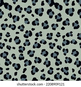 Abstract modern leopard seamless pattern. Animals trendy background. Color decorative vector stock illustration for print, card, postcard, fabric, textile. Modern ornament of stylized skin.