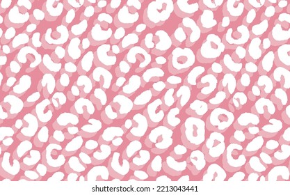 Abstract modern leopard seamless pattern. Animals trendy background. Color decorative vector stock illustration for print, card, postcard, fabric, textile. Modern ornament of stylized skin.