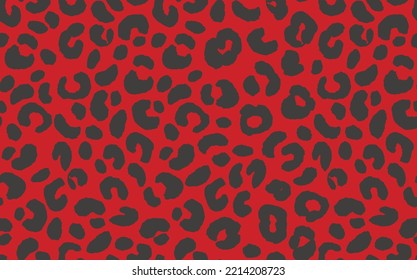 Abstract modern leopard seamless pattern. Animals trendy background. Color decorative vector stock illustration for print, card, postcard, fabric, textile. Modern ornament of stylized skin.