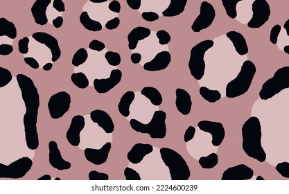 Abstract modern leopard seamless pattern. Animals trendy background. Color decorative vector stock illustration for print, card, postcard, fabric, textile. Modern ornament of stylized skin.