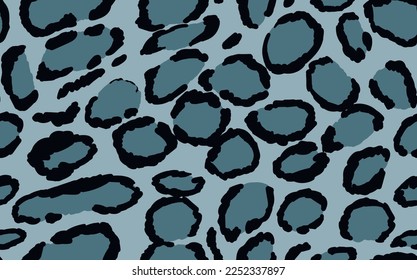 Abstract modern leopard seamless pattern. Animals trendy background. Color decorative vector stock illustration for print, card, postcard, fabric, textile. Modern ornament of stylized skin.