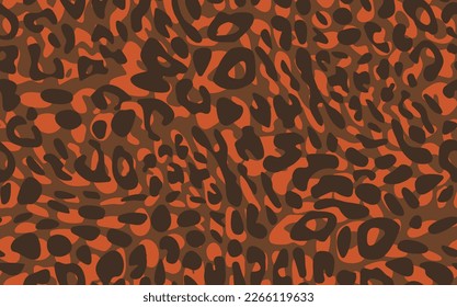 Abstract modern leopard seamless pattern. Animals trendy background. Color decorative vector stock illustration for print, card, postcard, fabric, textile. Modern ornament of stylized skin.