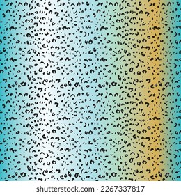 Abstract modern leopard seamless pattern. Animals trendy background. Color decorative vector stock illustration for print, card, postcard, fabric, textile. Modern ornament of stylized skin.