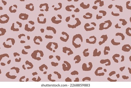 Abstract modern leopard seamless pattern. Animals trendy background. Color decorative vector stock illustration for print, card, postcard, fabric, textile. Modern ornament of stylized skin.