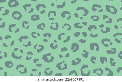 Abstract modern leopard seamless pattern. Animals trendy background. Color decorative vector stock illustration for print, card, postcard, fabric, textile. Modern ornament of stylized skin.