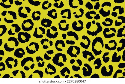 Abstract modern leopard seamless pattern. Animals trendy background. Color decorative vector stock illustration for print, card, postcard, fabric, textile. Modern ornament of stylized skin.