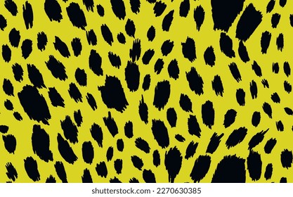 Abstract modern leopard seamless pattern. Animals trendy background. Color decorative vector stock illustration for print, card, postcard, fabric, textile. Modern ornament of stylized skin.