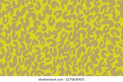 Abstract modern leopard seamless pattern. Animals trendy background. Color decorative vector stock illustration for print, card, postcard, fabric, textile. Modern ornament of stylized skin.