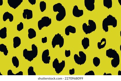 Abstract modern leopard seamless pattern. Animals trendy background. Color decorative vector stock illustration for print, card, postcard, fabric, textile. Modern ornament of stylized skin.