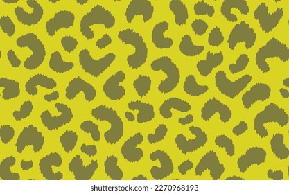 Abstract modern leopard seamless pattern. Animals trendy background. Color decorative vector stock illustration for print, card, postcard, fabric, textile. Modern ornament of stylized skin.