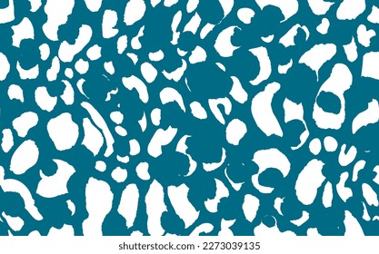 Abstract modern leopard seamless pattern. Animals trendy background. Color decorative vector stock illustration for print, card, postcard, fabric, textile. Modern ornament of stylized skin.