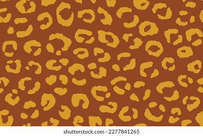 Abstract modern leopard seamless pattern. Animals trendy background. Color decorative vector stock illustration for print, card, postcard, fabric, textile. Modern ornament of stylized skin.