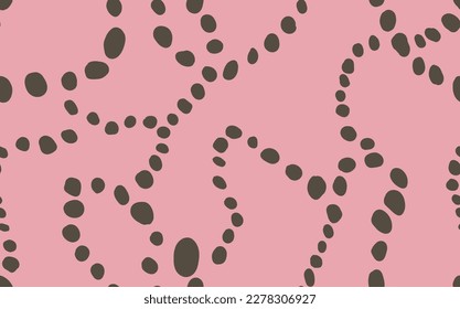 Abstract modern leopard seamless pattern. Animals trendy background. Color decorative vector stock illustration for print, card, postcard, fabric, textile. Modern ornament of stylized skin.