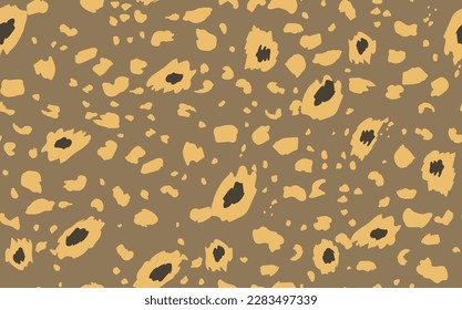 Abstract modern leopard seamless pattern. Animals trendy background. Color decorative vector stock illustration for print, card, postcard, fabric, textile. Modern ornament of stylized skin.