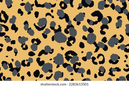 Abstract modern leopard seamless pattern. Animals trendy background. Color decorative vector stock illustration for print, card, postcard, fabric, textile. Modern ornament of stylized skin.