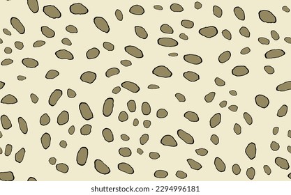 Abstract modern leopard seamless pattern. Animals trendy background. Color decorative vector stock illustration for print, card, postcard, fabric, textile. Modern ornament of stylized skin.