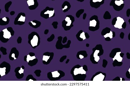 Abstract modern leopard seamless pattern. Animals trendy background. Color decorative vector stock illustration for print, card, postcard, fabric, textile. Modern ornament of stylized skin.