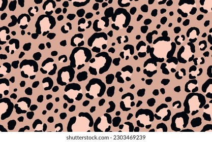 Abstract modern leopard seamless pattern. Animals trendy background. Color decorative vector stock illustration for print, card, postcard, fabric, textile. Modern ornament of stylized skin.