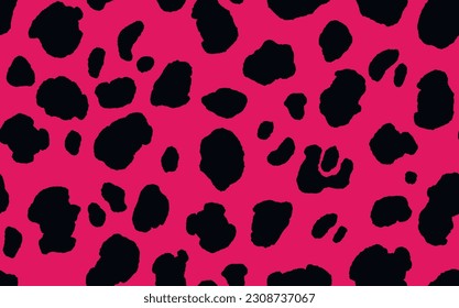 Abstract modern leopard seamless pattern. Animals trendy background. Color decorative vector stock illustration for print, card, postcard, fabric, textile. Modern ornament of stylized skin.