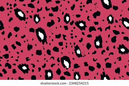 Abstract modern leopard seamless pattern. Animals trendy background. Beige and black decorative vector stock illustration for print, card, postcard, fabric, textile. Modern ornament of stylized skin.