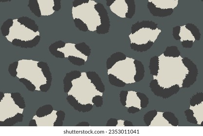 Abstract modern leopard seamless pattern. Animals trendy background. Color decorative vector stock illustration for print, card, postcard, fabric, textile. Modern ornament of stylized skin.