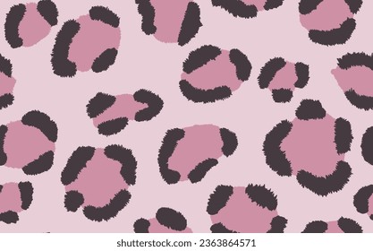 Abstract modern leopard seamless pattern. Animals trendy background. Color decorative vector stock illustration for print, card, postcard, fabric, textile. Modern ornament of stylized skin.