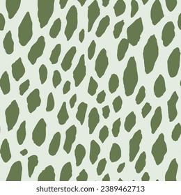 Abstract modern leopard seamless pattern. Animals trendy background. Color decorative vector stock illustration for print, card, postcard, fabric, textile. Modern ornament of stylized skin.