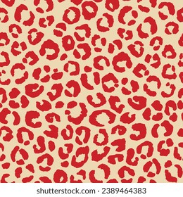 Abstract modern leopard seamless pattern. Animals trendy background. Color decorative vector stock illustration for print, card, postcard, fabric, textile. Modern ornament of stylized skin.