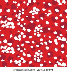 Abstract modern leopard seamless pattern. Animals trendy background. Color decorative vector stock illustration for print, card, postcard, fabric, textile. Modern ornament of stylized skin.